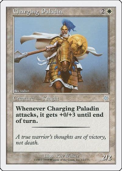 Charging Paladin Starter 1999 Magic card