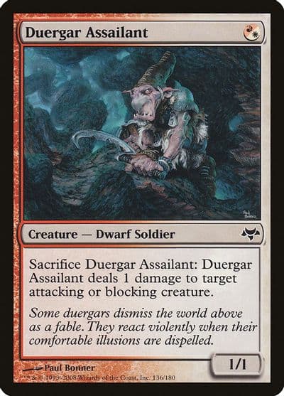 Duergar Assailant Eventide Magic card