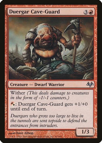 Duergar Cave Guard Eventide Magic card
