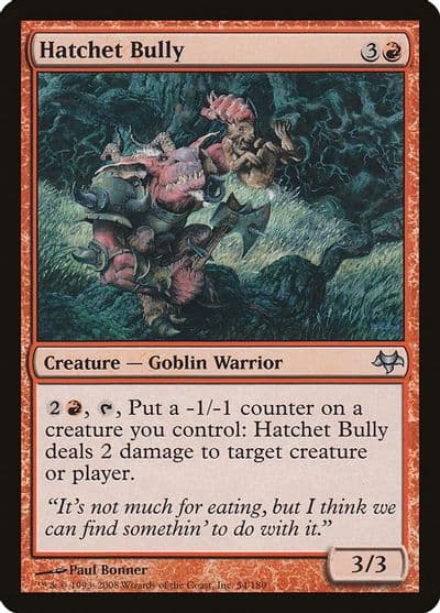 Hatchet Bully Eventide Magic card