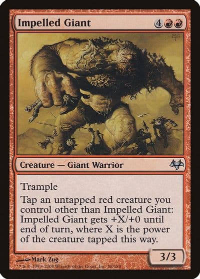 Impelled Giant Eventide Magic card