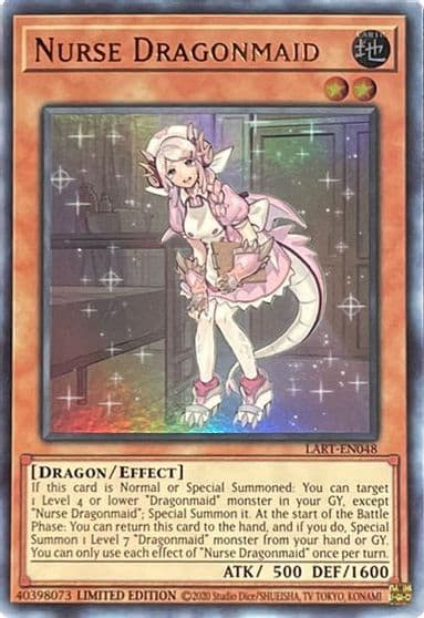Nurse Dragonmaid The Lost Art Promotion Yu-Gi-Oh! card