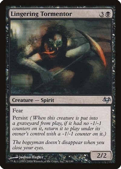 Lingering Tormentor Eventide Magic card