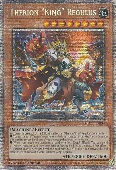 Therion King Regulus Starlight Rare Dimension Force Yu-Gi-Oh! card