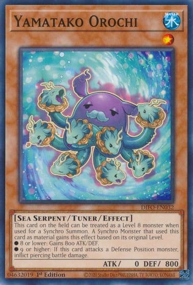 Yamatako Orochi Dimension Force Yu-Gi-Oh! card