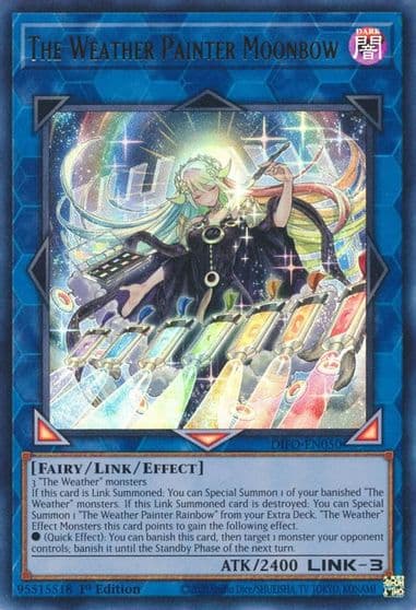 The Weather Painter Moonbow Dimension Force Yu-Gi-Oh! card