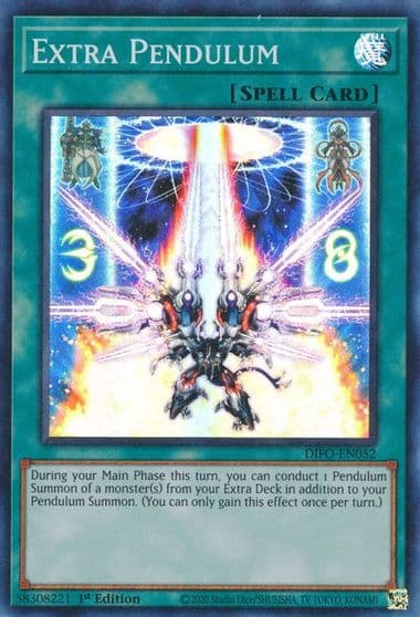 Extra Pendulum Dimension Force Yu-Gi-Oh! card