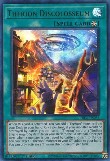 Therion Discolosseum Dimension Force Yu-Gi-Oh! card