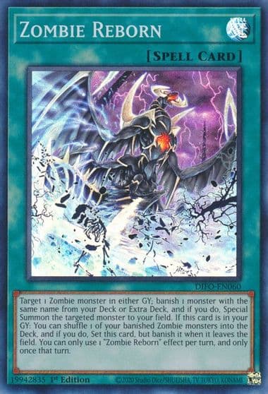 Zombie Reborn Dimension Force Yu-Gi-Oh! card