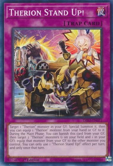 Therion Stand Up Dimension Force Yu-Gi-Oh! card