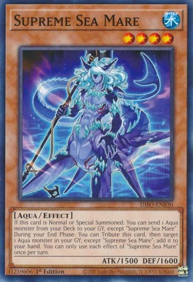 Supreme Sea Mare Dimension Force Yu-Gi-Oh! card
