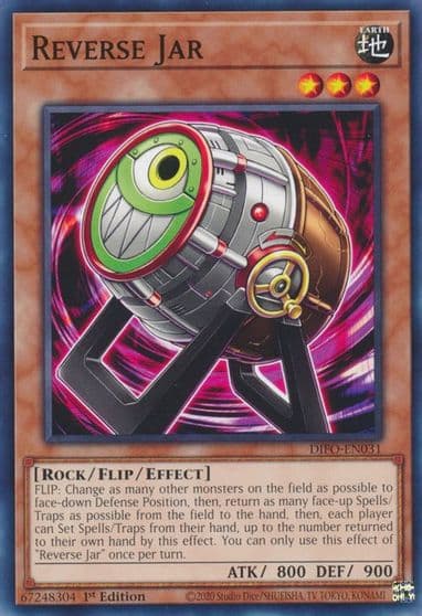 Reverse Jar Dimension Force Yu-Gi-Oh! card