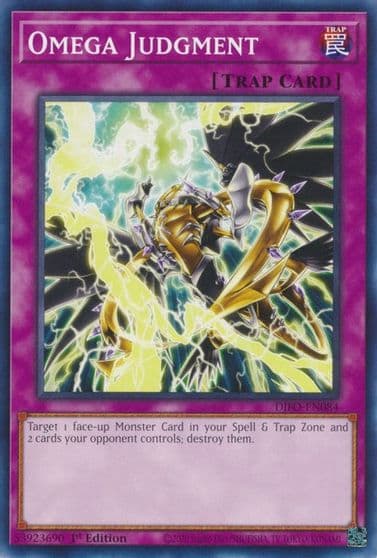 Omega Judgment Dimension Force Yu-Gi-Oh! card