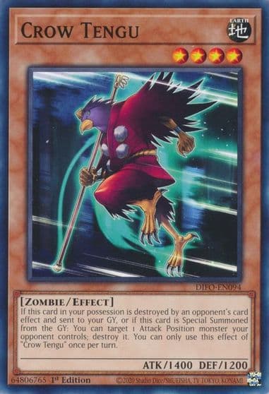 Crow Tengu Dimension Force Yu-Gi-Oh! card