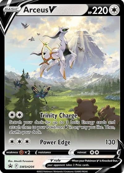 Arceus V - SWSH204 SWSH: Sword & Shield Promo Cards Pokemon card