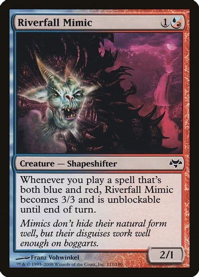 Riverfall Mimic Eventide Magic card