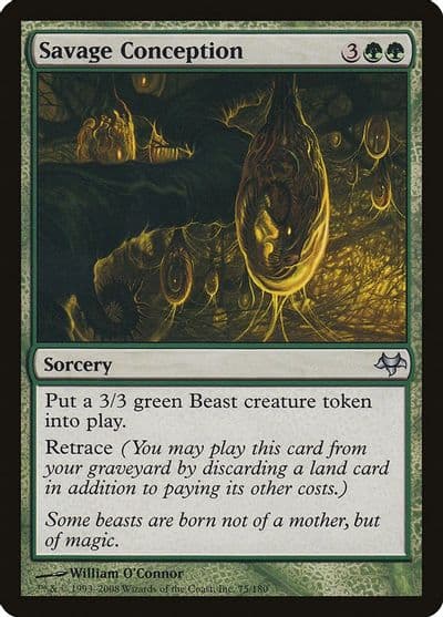 Savage Conception Eventide Magic card
