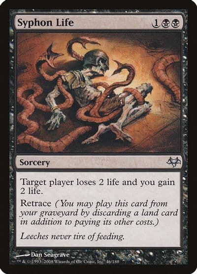 Syphon Life Eventide Magic card