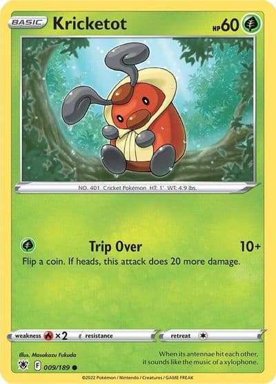 Kricketot SWSH10: Astral Radiance Pokemon card