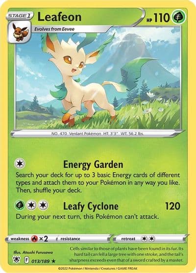 Leafeon SWSH10: Astral Radiance Pokemon card