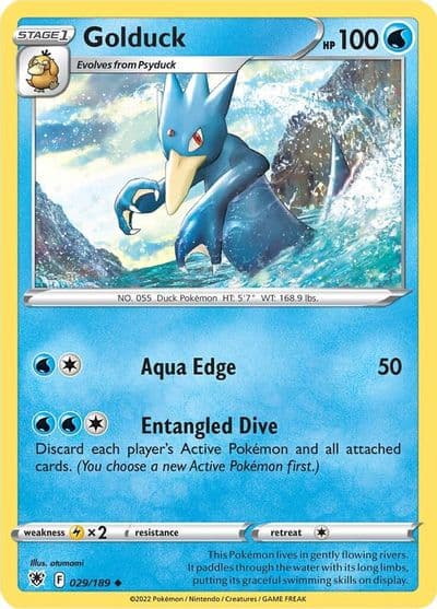 Golduck SWSH10: Astral Radiance Pokemon card