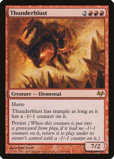 Thunderblust Eventide Magic card