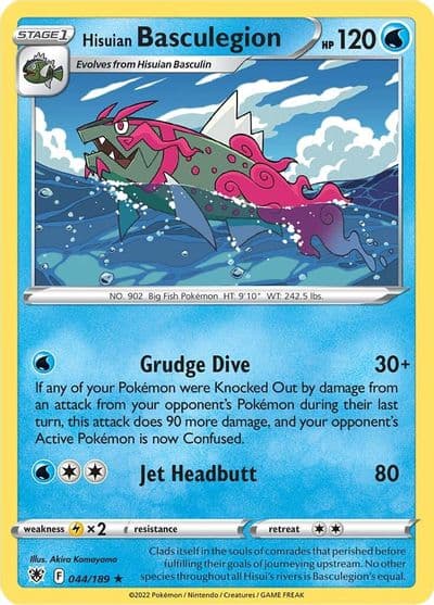 Hisuian Basculegion SWSH10: Astral Radiance Pokemon card