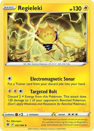 Regieleki SWSH10: Astral Radiance Pokemon card