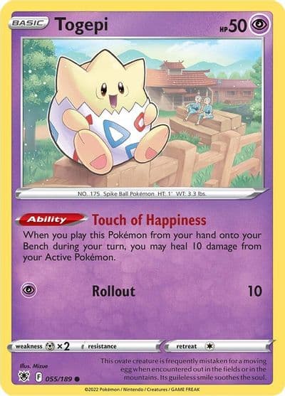 Togepi SWSH10: Astral Radiance Pokemon card