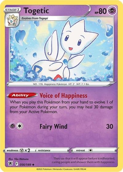 Togetic SWSH10: Astral Radiance Pokemon card