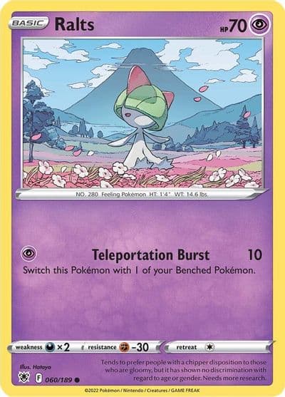 Ralts SWSH10: Astral Radiance Pokemon card