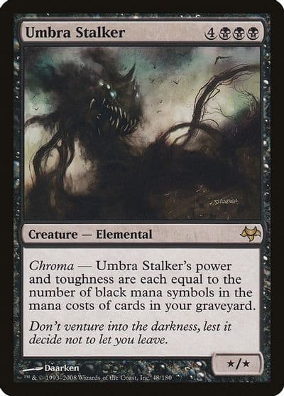 Umbra Stalker Eventide Magic card