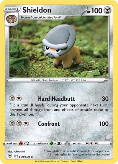 Shieldon SWSH10: Astral Radiance Pokemon card