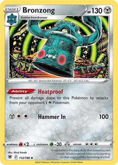 Bronzong SWSH10: Astral Radiance Pokemon card