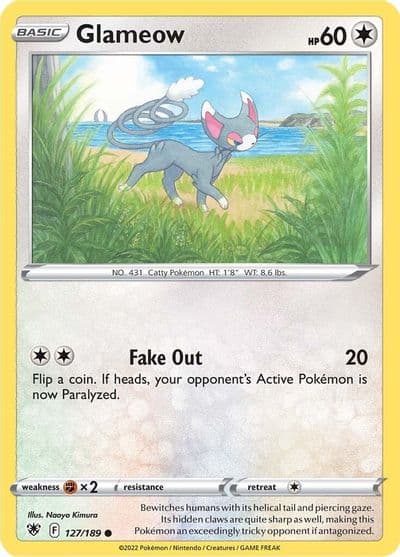 Glameow SWSH10: Astral Radiance Pokemon card