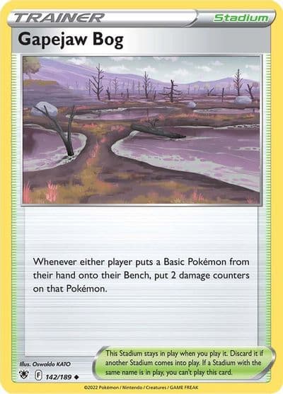 Gapejaw Bog SWSH10: Astral Radiance Pokemon card