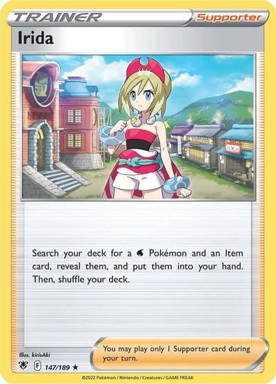 Irida SWSH10: Astral Radiance Pokemon card