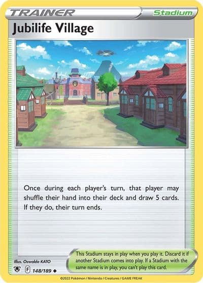 Jubilife Village SWSH10: Astral Radiance Pokemon card