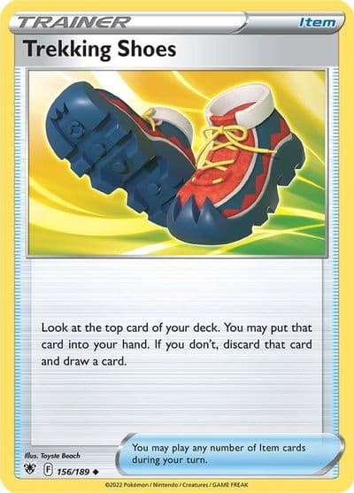 Trekking Shoes SWSH10: Astral Radiance Pokemon card