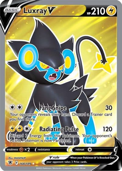 Luxray V (Full Art) SWSH10: Astral Radiance Pokemon card