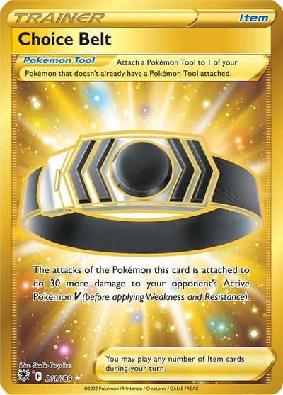Choice Belt (Secret) SWSH10: Astral Radiance Pokemon card