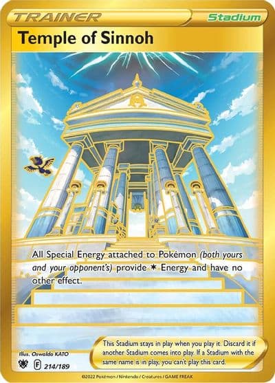 Temple of Sinnoh (Secret) SWSH10: Astral Radiance Pokemon card