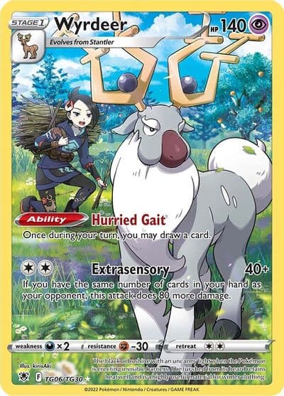 Wyrdeer SWSH10: Astral Radiance Trainer Gallery Pokemon card