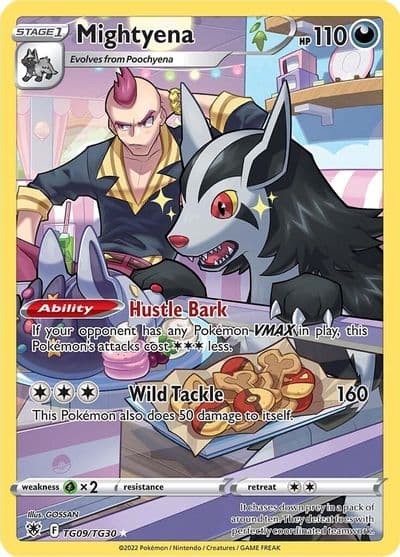 Mightyena SWSH10: Astral Radiance Trainer Gallery Pokemon card