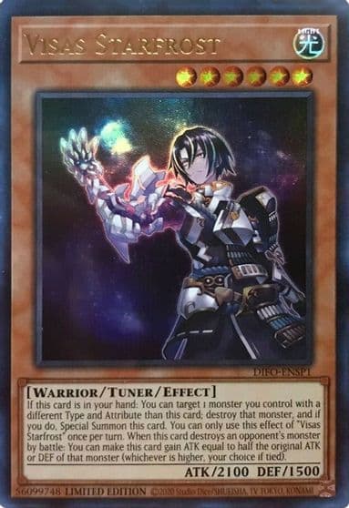 Visas Starfrost DIFO ENSP1 Dimension Force Yu-Gi-Oh! card