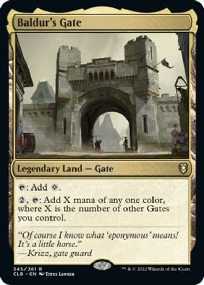 Baldurs Gate Commander Legends: Battle for Baldur's Gate Magic card