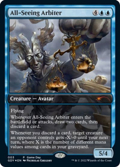 All Seeing Arbiter Game Day & Store Championship Promos Magic card