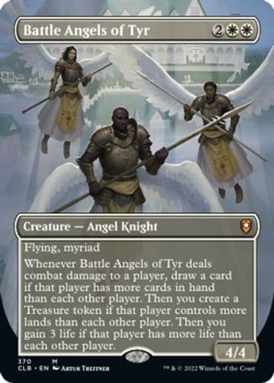 Battle Angels of Tyr Borderless Commander Legends: Battle for Baldur's Gate Magic card