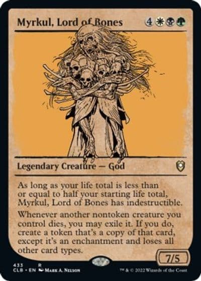 Myrkul Lord of Bones Showcase Commander Legends: Battle for Baldur's Gate Magic card