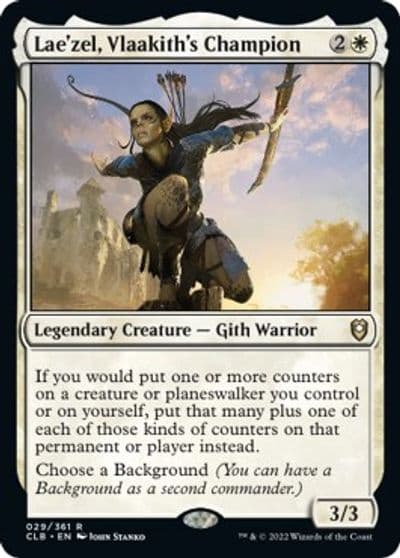 Laezel Vlaakiths Champion Commander Legends: Battle for Baldur's Gate Magic card